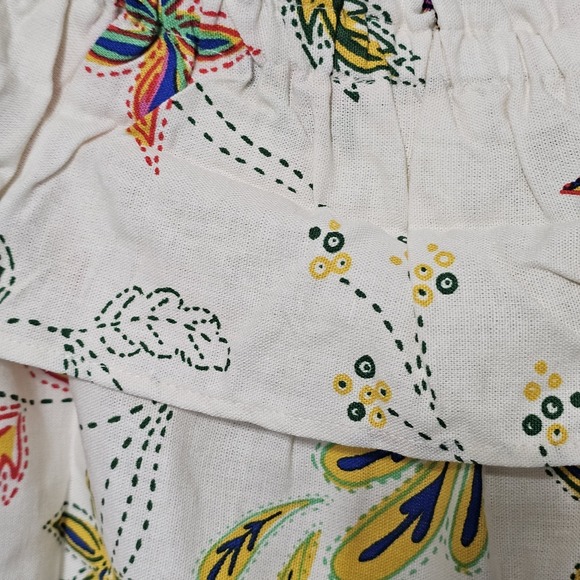 Sugarlips Women Top Blouse Plus Size 3X White Multicolor Floral Off-Shoulder New - Picture 2 of 10